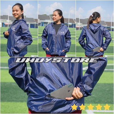 JAKET OLAHRAGA WANITA PRIA PARASUT ALA KOREA