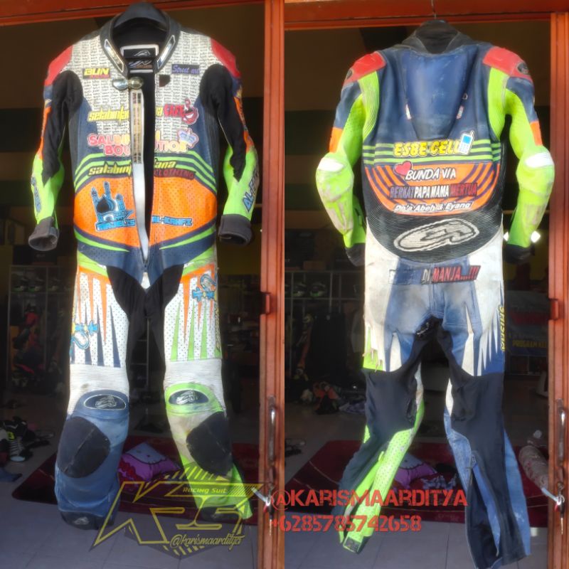 Baju balap AHRS kulit, Wearpack AHRS kulit