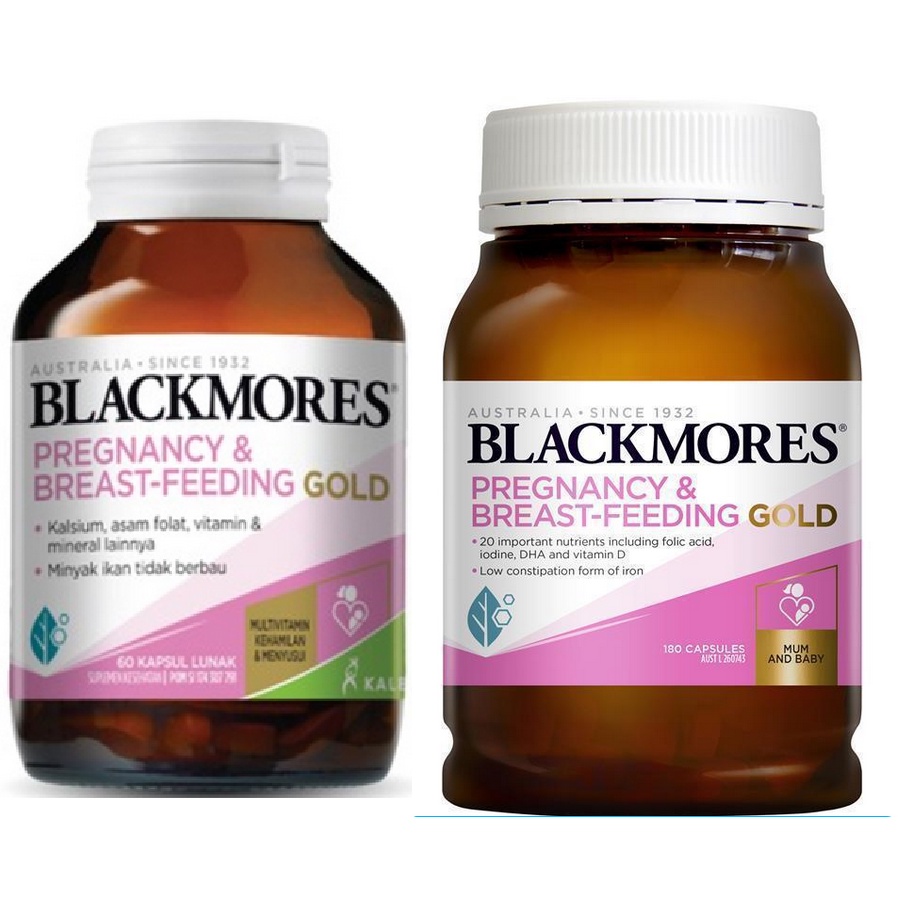 Blackmores Pregnancy And Breastfeeding Gold - 60 / 120 KAPSUL / 180 kapsul