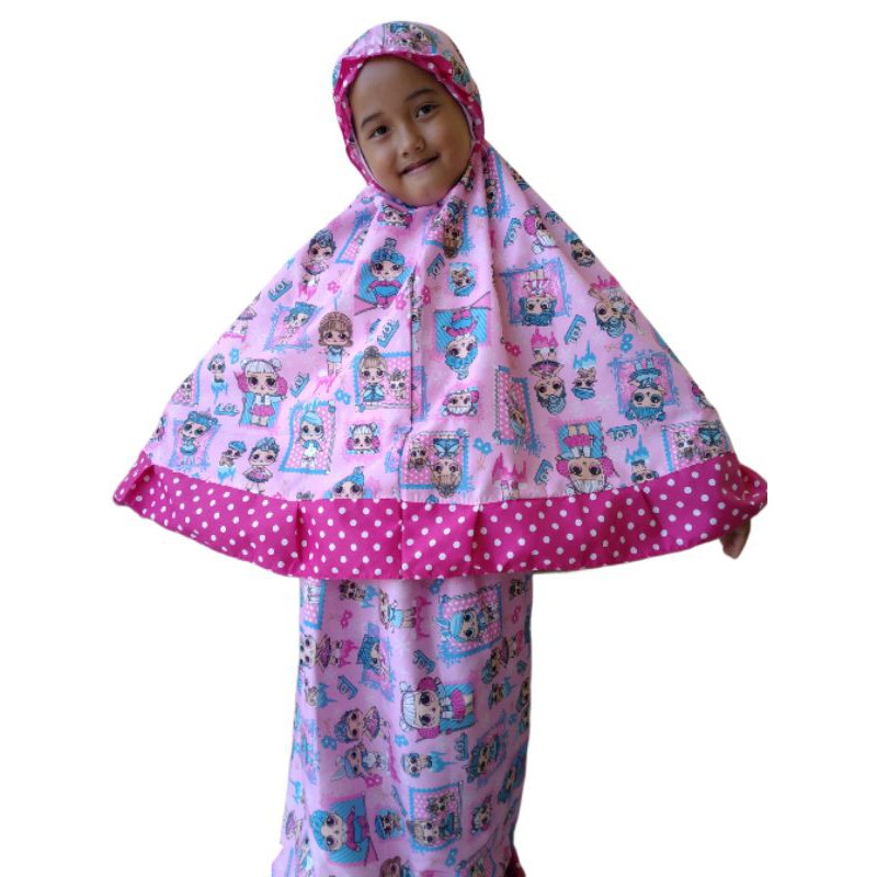 MUKENA ANAK KARAKTER ||MUKENA KARAKTER JUNIOR 8 10 12 THN