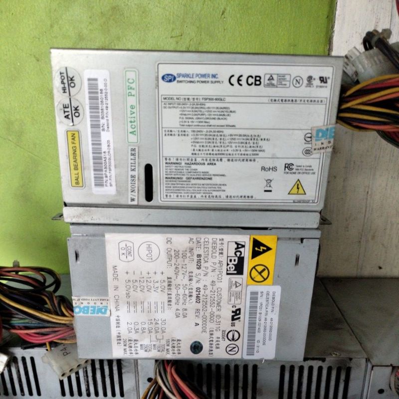 Psu power supply pc builtup 290-300w original standard 24pin