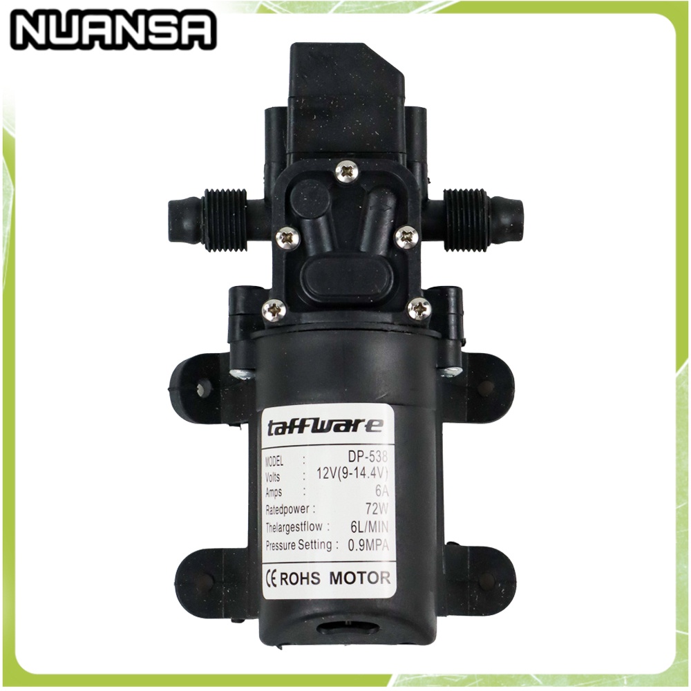 COD - Taffware Good Pump Pompa Air Elektrik High Pressure 12V 72W 130PSI - DP-538