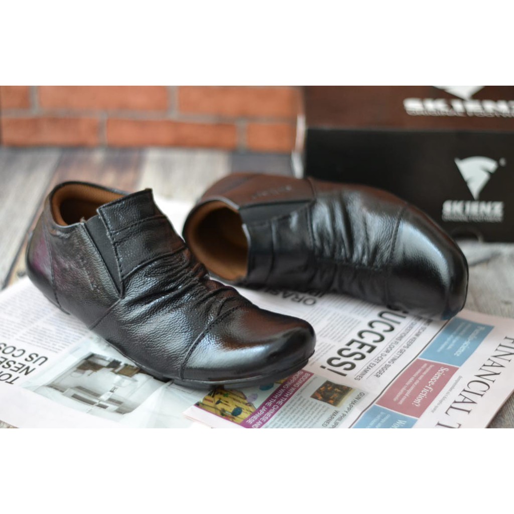 SEPATU PANSUS KULIT KEREN KERJA KANTOR LAKI PRIA COWOK DINAS RESMI FORMAL PESTA SKIENZ KULIT ASLI