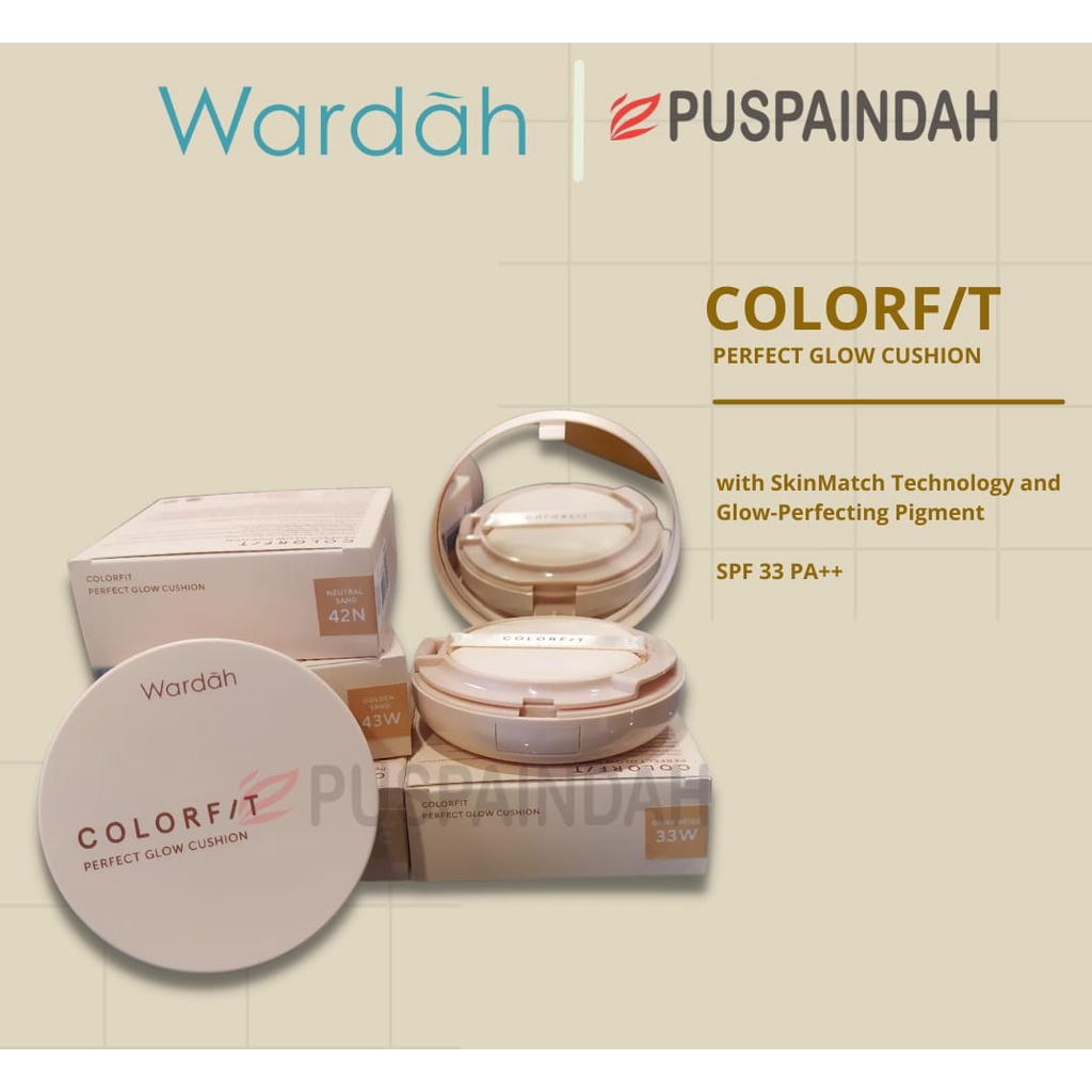 WARDAH Colorfit Perfect Glow Cushion SPF 33PA++