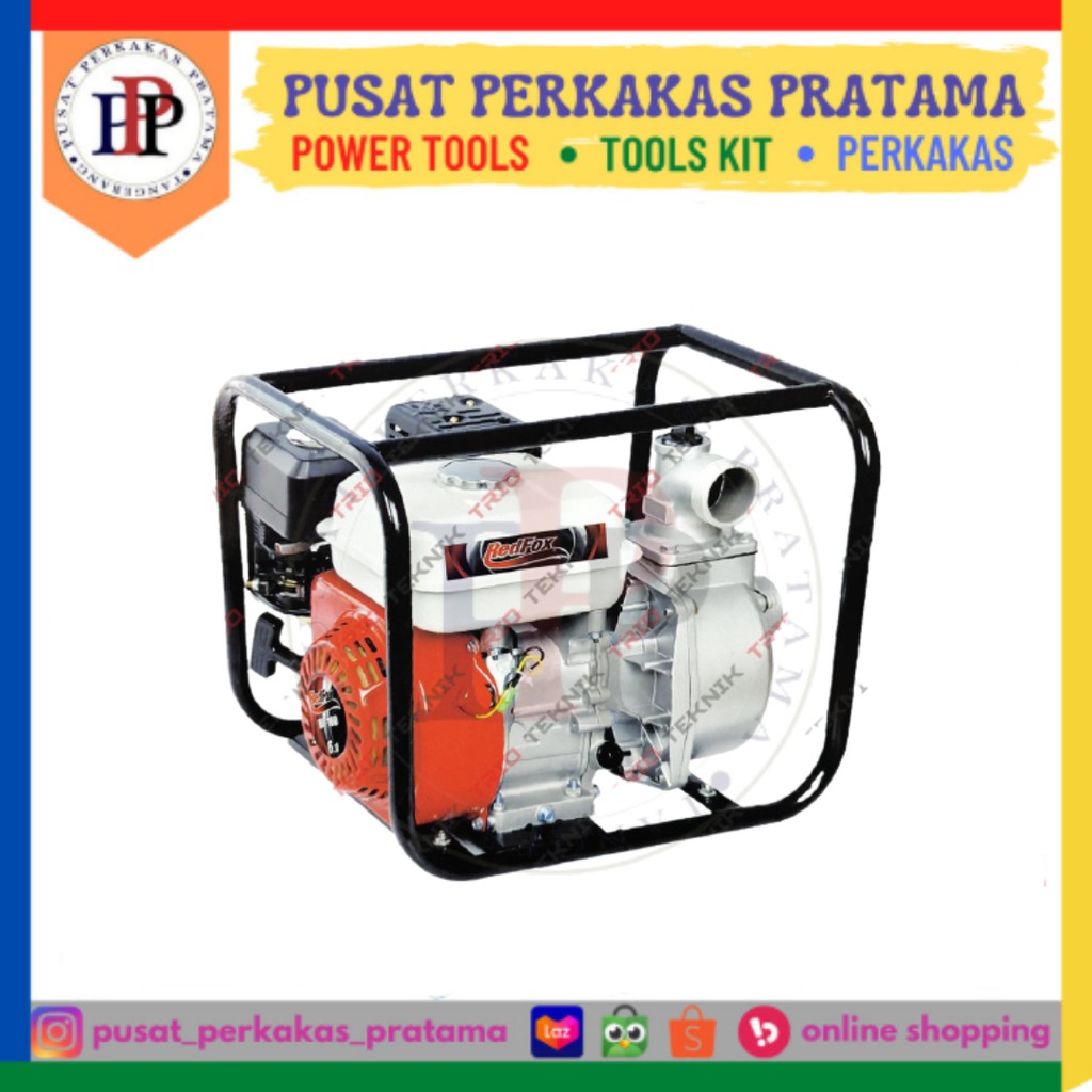 REDFOX POMPA AIR IRIGASI BENSIN / GASOLINE WATER PUMP REDFOX RF-30