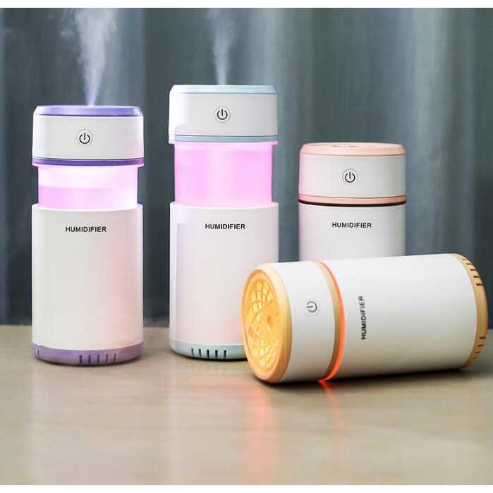 Taffware Air Humidifier Retractable 200ml + Night Light - HUMI H13