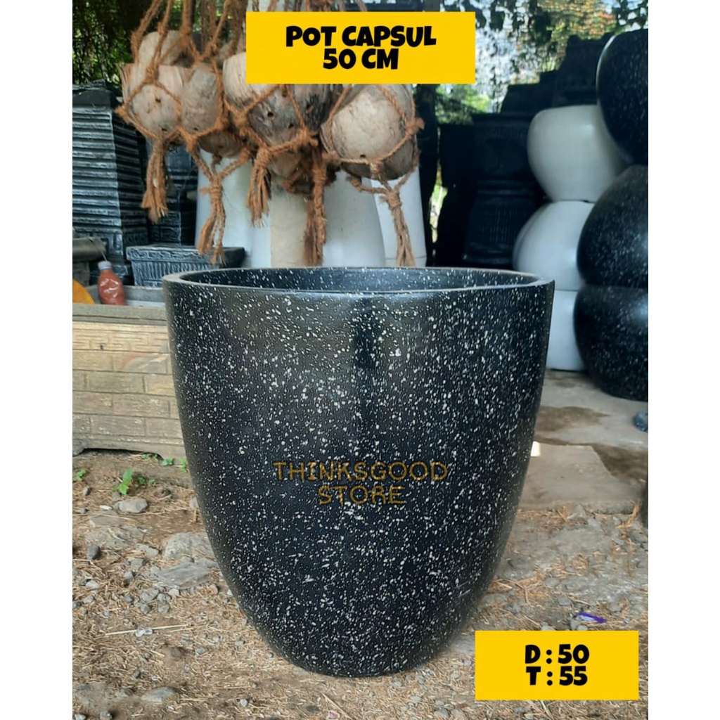 Jual Pot Bunga Tanaman Besar Jumbo Semen Teraso Minimalis Tinggi Model