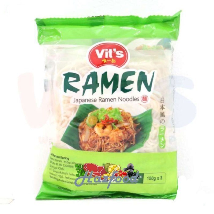 

Vit's Japanese Ramen Noodles 150gr x 3 pack - 450 Gram