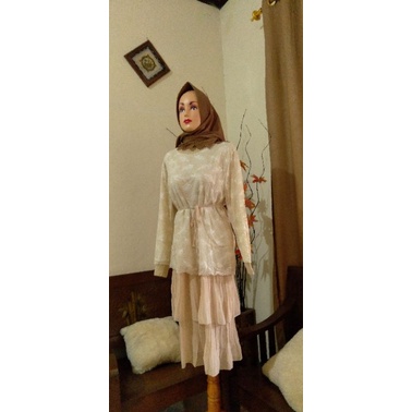 Tunik Import Brukat Sifon
