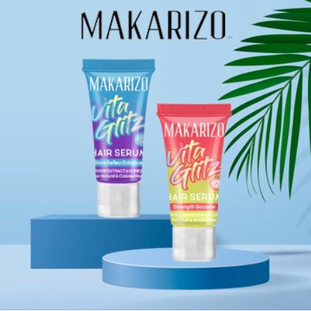 Makarizo Vitaglitz Hair Serum 8ml | Shine Reflect Enhancer / Strength Booster / Revitalizing | Serum Rambut