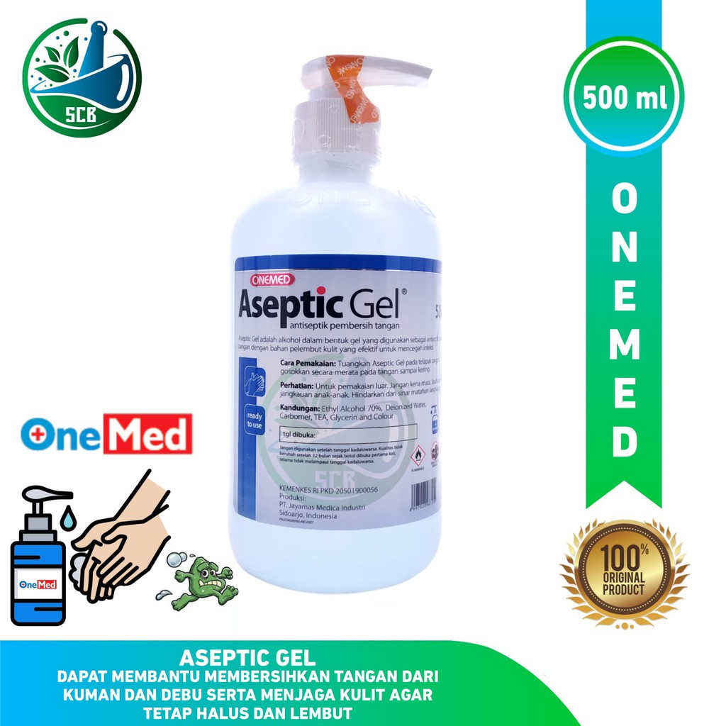 Onemed Aseptic Gel - Hand Sanitizer 500 ml