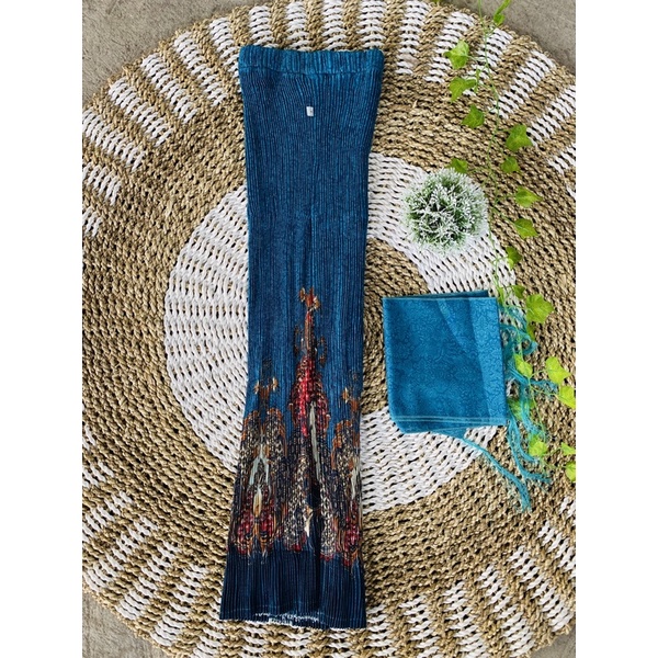 kamen anak plisket + selendang