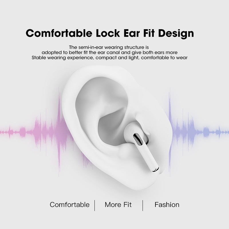 inPods Pro 4 Wireless Earphone Bluetooth Headset 5.0 Touch Control Gaming in-Ear Compatible Android Apple Phone