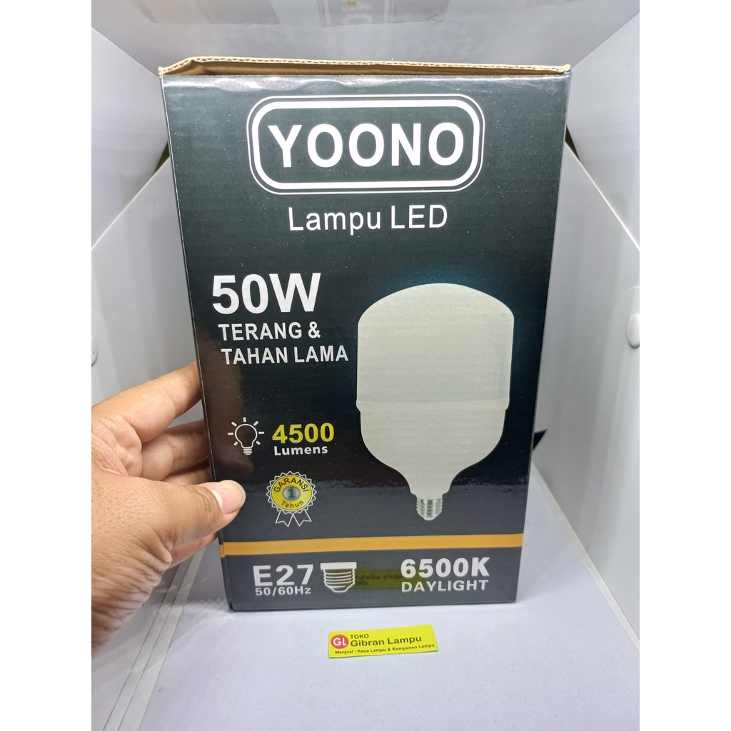 Lampu LED Yoono 50w - Bohlam LED Bulb 50 Watt - Promo Lampu LED Murah