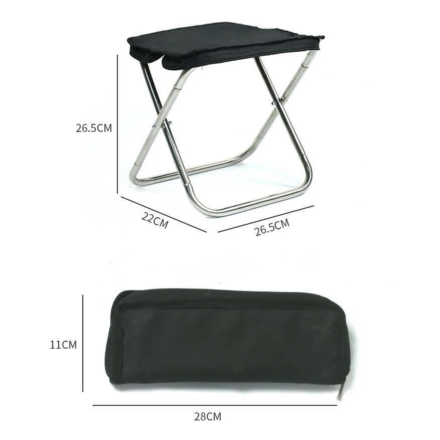 TD-AI02 Harako Kursi Lipat Memancing Portable Collapsible Folding Chair -HK010