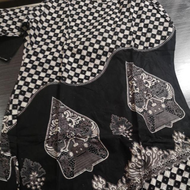 Couple Tunik Ziggy Wayang Sogan Batik Super Duper Keceh Buat Ngantor, Seragaman, Kondangan 😍