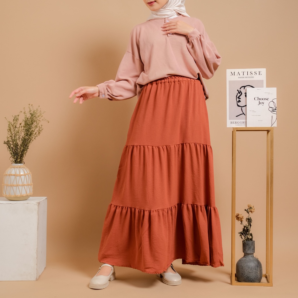 Mayoutfit Deinka Skirt / Rok Layer Wanita-4