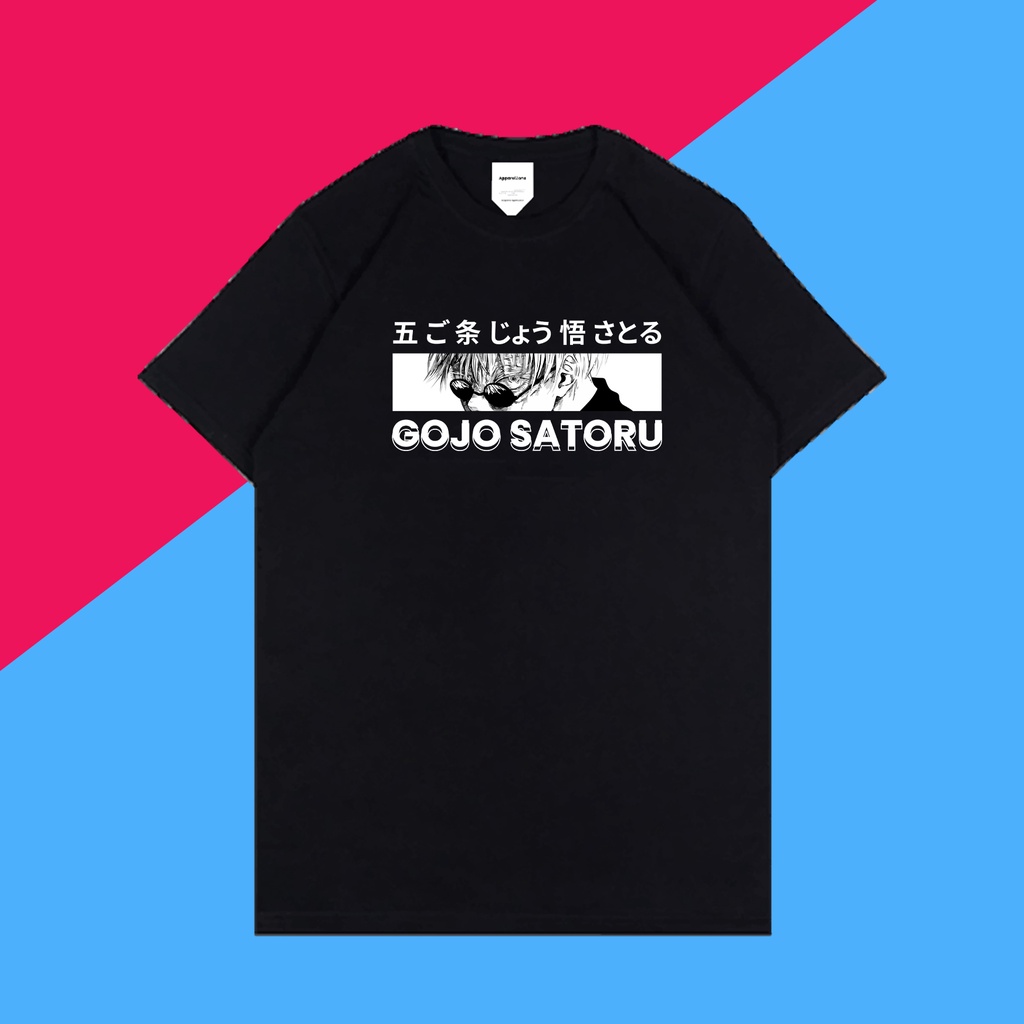 Kaos Keren Kaos Baju Anime Jujutsu Kaisen Satoru Gojo/ Gojo Satoru Kaos Premium (custom by request)