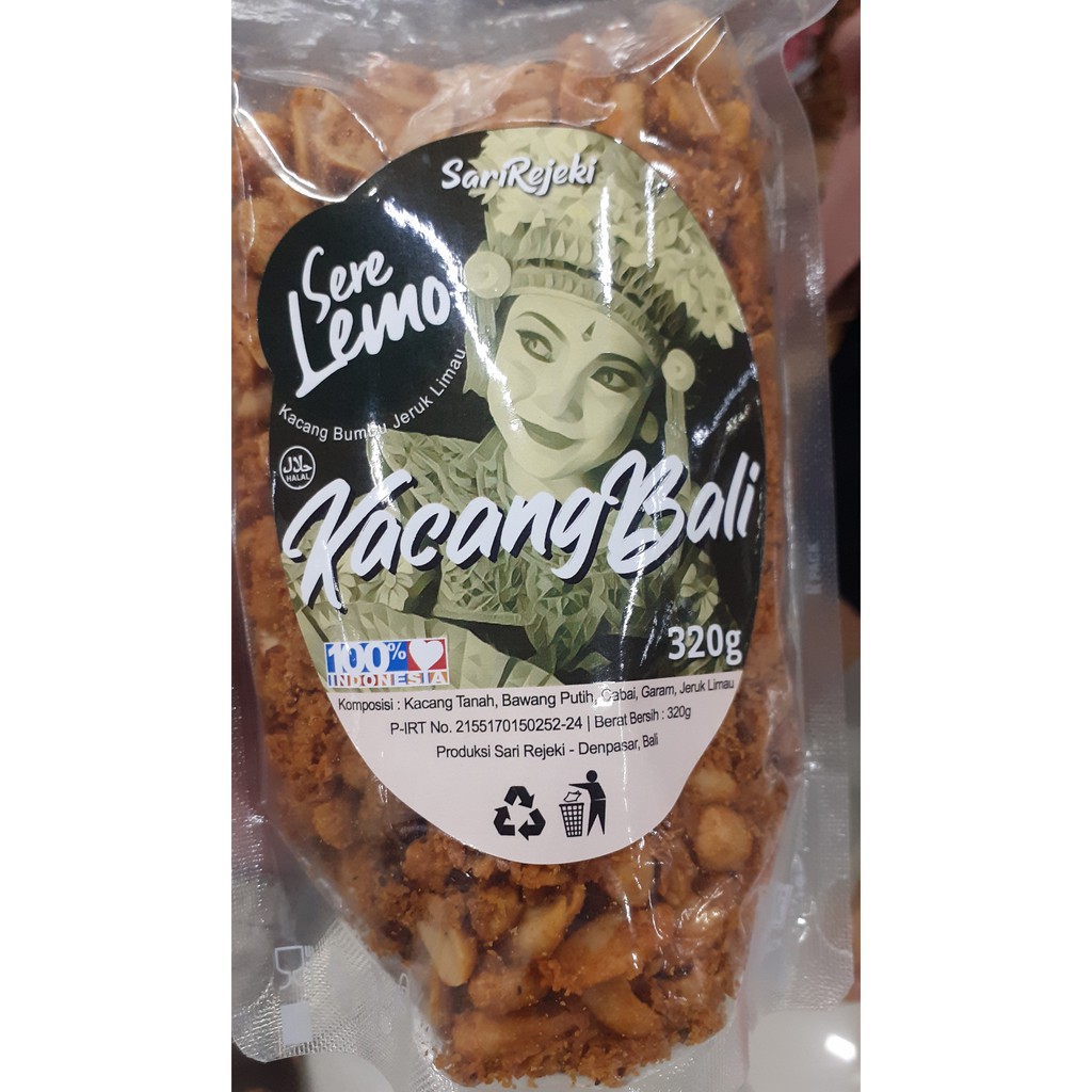 KACANG KAPRI BUMBU “SARI REJEKI” ASLI BALI 320GR