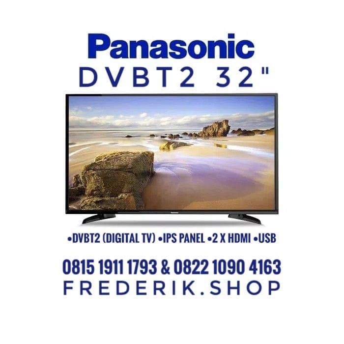 Promo Bracket +LED TV Panasonic 32 InchTH-32F306G - 32F306 DVB-T2 digital tv Murah Banget