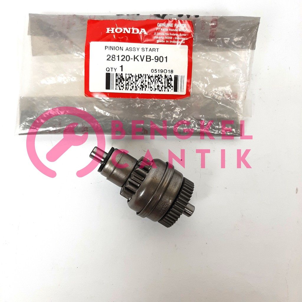 Pinion assy stater /granat / gigi stater beat/ beat /beat fi /vario tekno /techno ORIGINAL