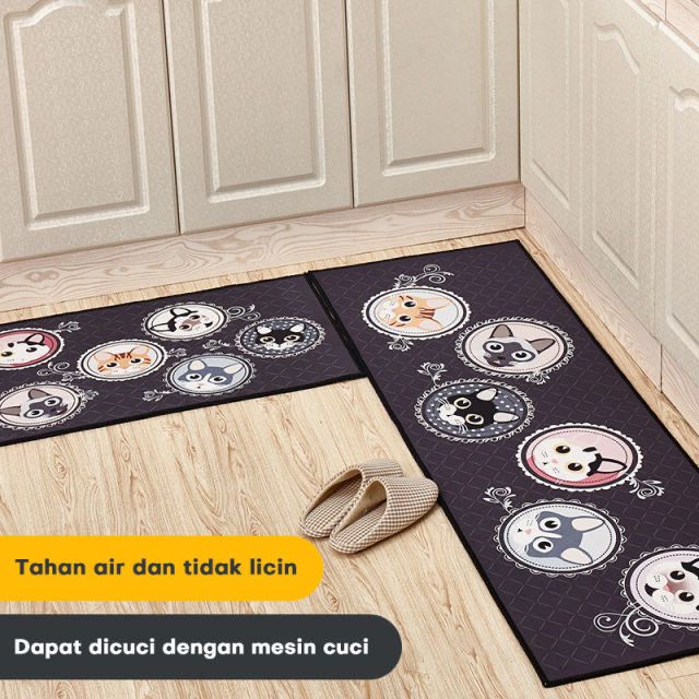 KESET DAPUR BELUDRU L / KESET KAMAR SETENGAH LINGKARAN / KESET MOTIF LUCU