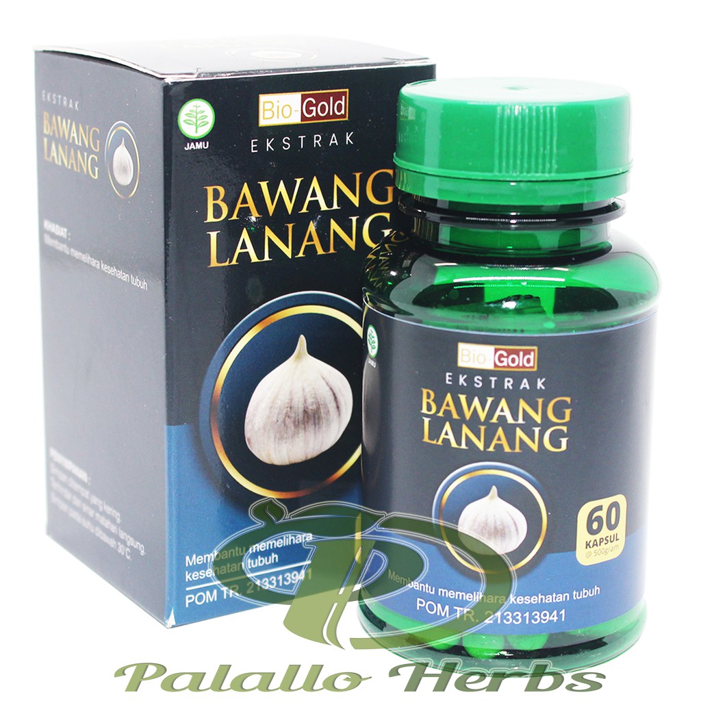 Ekstrak Bawang Lanang BIO GOLD | Kapsul Garlic Tunggal 60 kapsul