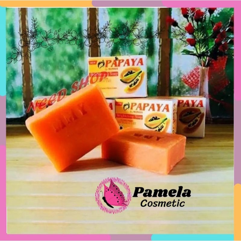 ❤ PAMELA ❤Sabun Papaya Mamaya Brightening Soap BPOM 70 Gram