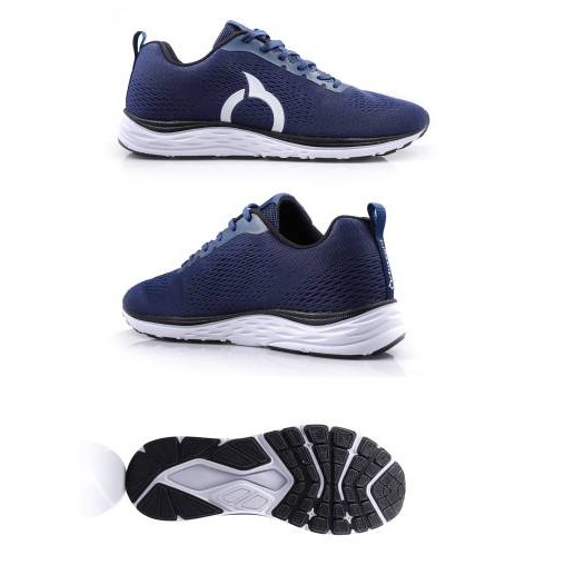 SEPATU SNEAKERS RUNNING ORTUSEIGHT VECTOR - Navy White (100% ORIGINAL)