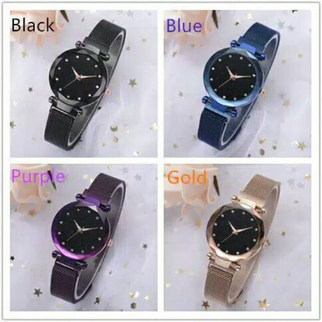 JAM TANGAN Wanita (D-Mata)MAGNET Mata Diamond