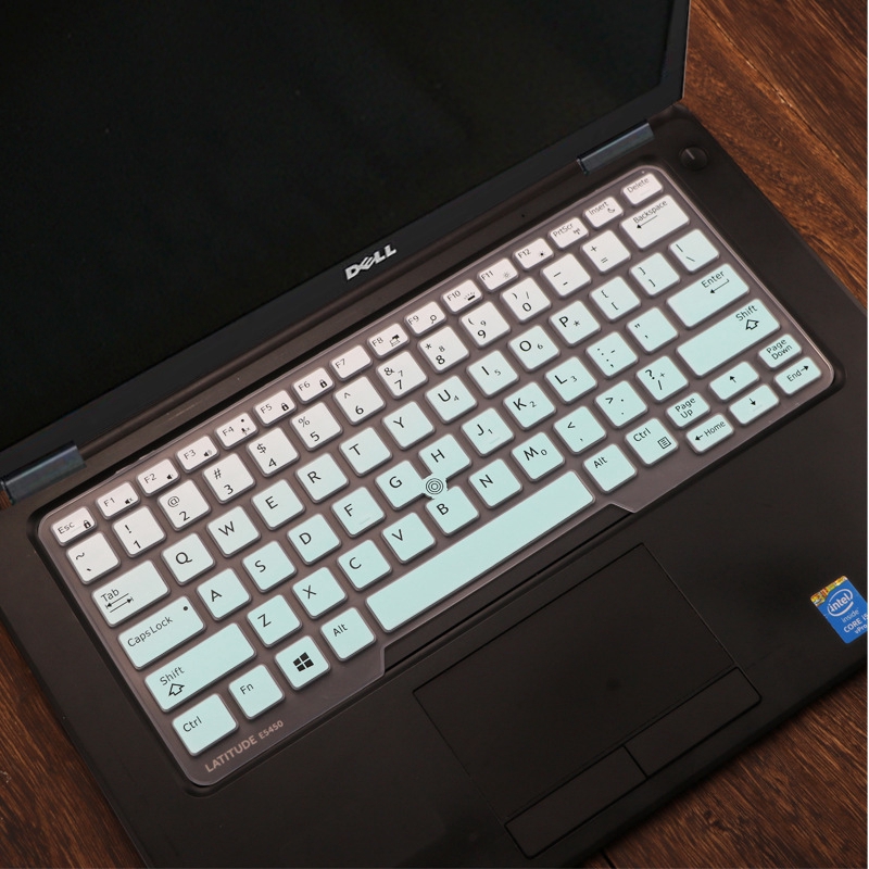 Cover Pelindung Keyboard Bahan Silikon Lembut Ultra Tipis untuk 14Inch Dell Latitude e5480 / e5490