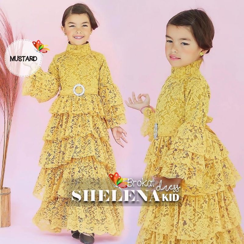 MAXY SHELENA KID FASHION MUSLIM PAKAIAN ANAK PEREMPUAN BRUKAT FURING JCHM