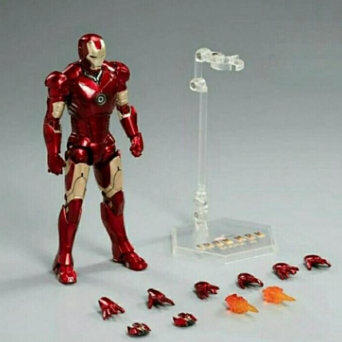 ZD TOYS MARVEL AVENGERS IRONMAN IRON MAN MARK 3 LED ACTION FIGURE