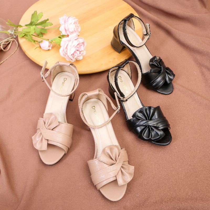 Sandal Heels Hak Kaca 9 Cm Mika Terlaris Zara/Sandal Heels/Heels Cantik/Hak Tinggi/9 Cm/Sandal Pesta