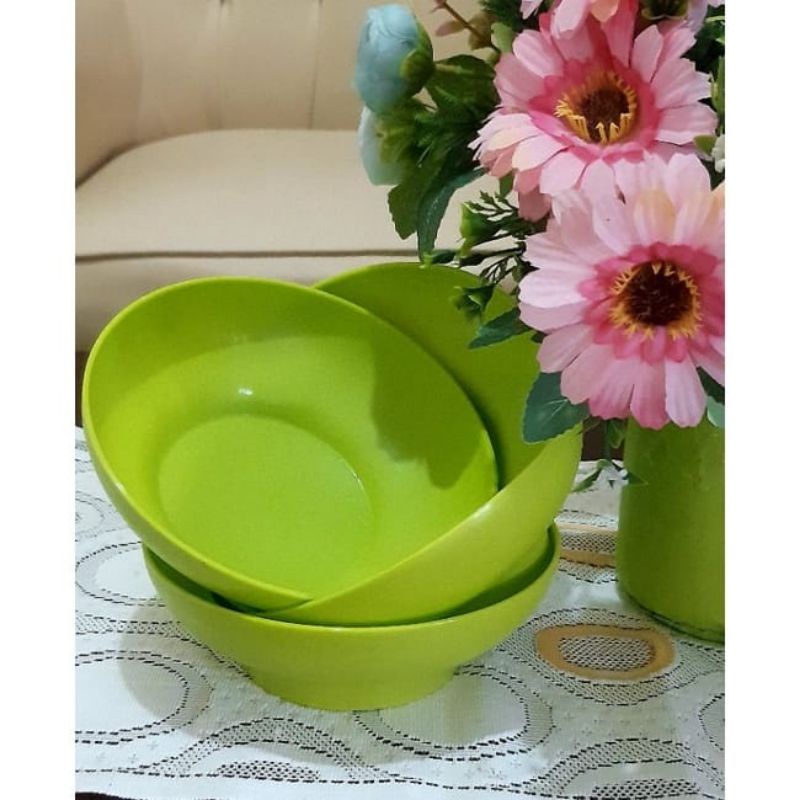 Blossom bowl Tupperware/ideal bowl/bowl Tupperware 600ml/bowl Tupperware/Tupperware hijau