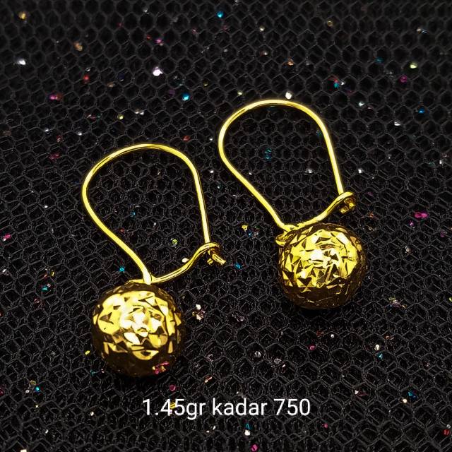 Anting Emas 17 K - 1.45gr Kadar 750 - 2964