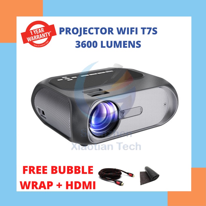 PROJECTOR UNIC T7S WIFI UNIC T7S 3600 LUMENS PROJECTOR WIFI LED