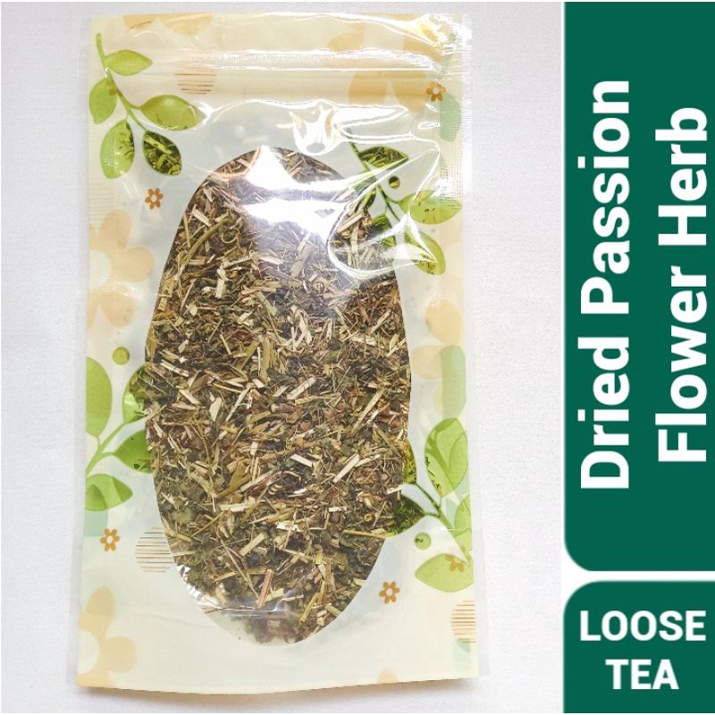 ORGANIC DRIED PASSION FLOWER HERBS, CUT &amp; SIFTED CLAMING TEA (30 Gram)