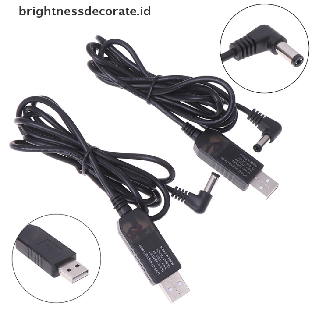 Kabel Konverter Konektor Jack Step Up Usb Dc 5v Ke Dc 9v 12v 2.1x5.5mm