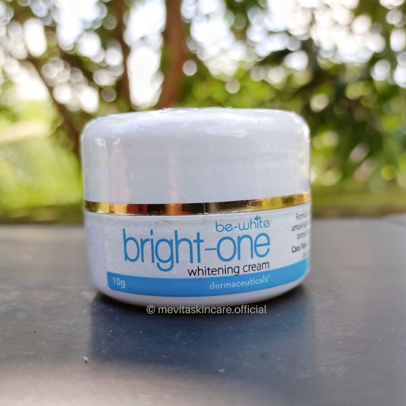 Be-White Bright One Whitening Cream (10gr) - Krim Malam Pencerah Wajah