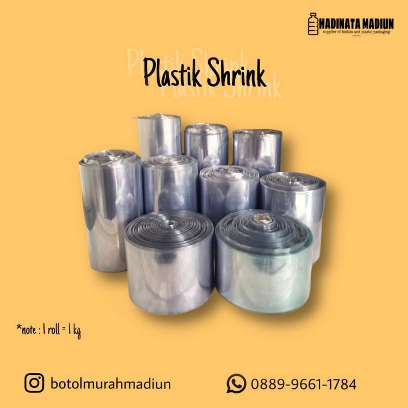 

Plastik Segel Shrink bening natural
