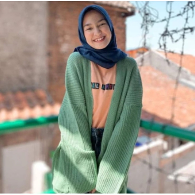 ZAHRA - Cardigan Wanita Rajut Halus Premium LAVELLA CARDY