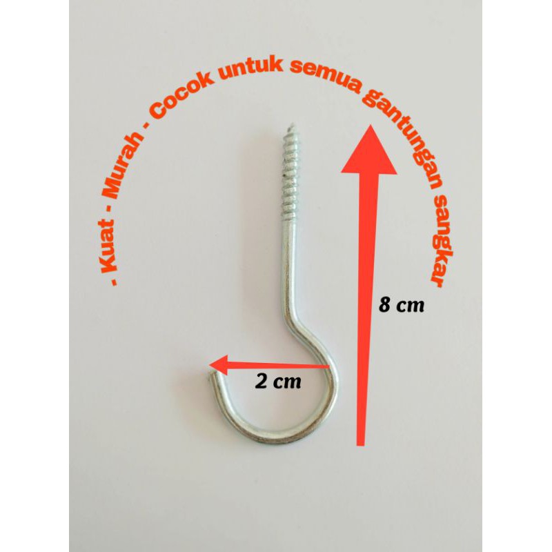 GANTUNGAN ULIR SEKRUP TEMPEL PLAFON