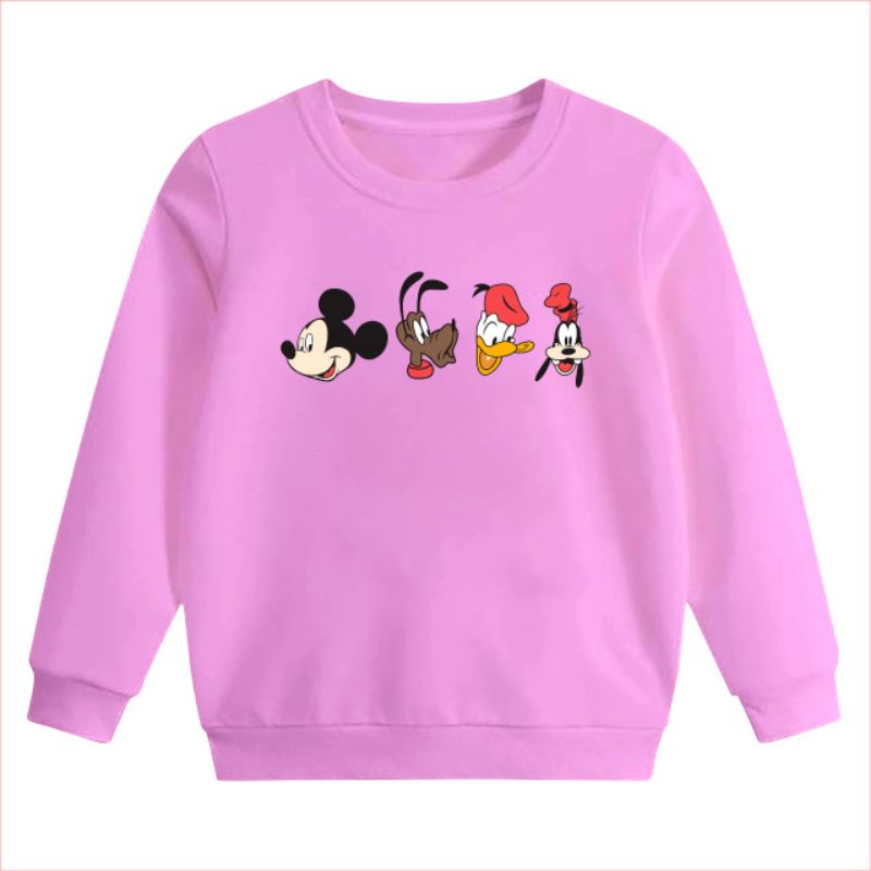 ((IB))SWEATER ANAK2 UNISEX/4KEPALA DIGITAL SABLON