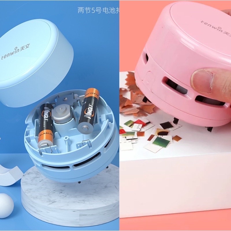 tenwin electric stationery set alat tulis penghapus serutan elektrik sharpener eraser - kado anak