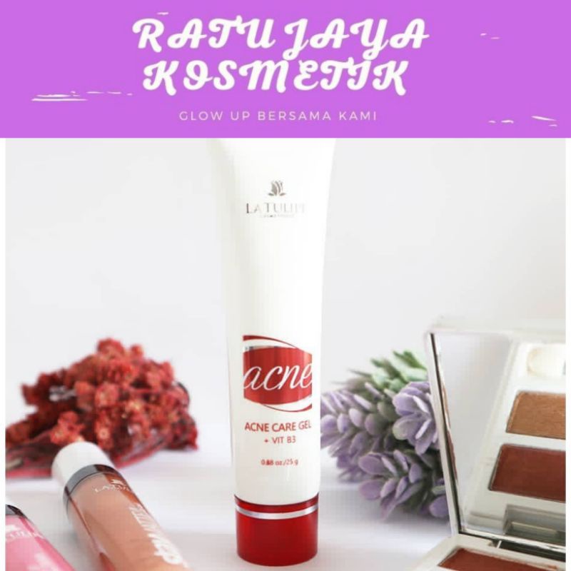 La Tulipe Acne Care Gel 25g Perawatan Skincare Skin care Untuk Kulit Wajah Berjerawat Jerawat Latuli
