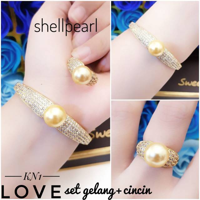 Xuping gelang dan cincin 0106j