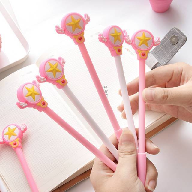 

SEMIKO JP231 Pulpen Karakter Heart Cardcaptor Pen Pena Gambar Love Hati Lucu Bolpoin Cantik