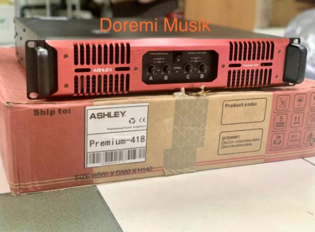 POWER 4 CHANNEL ASHLEY PREMIUM 418 ORIGINAL