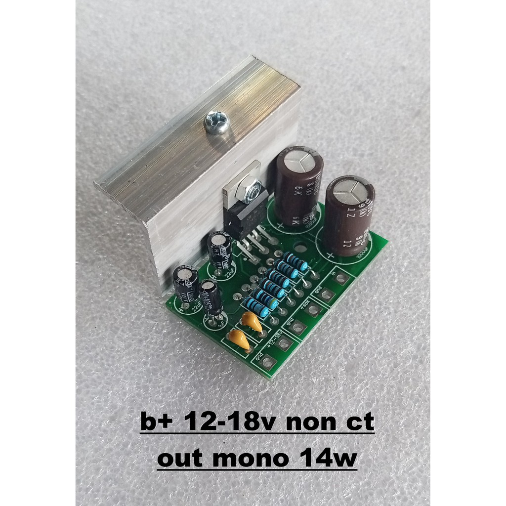 Modul Mono TDA2030 14W Power Amplifier Single VCC